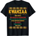 thumbnail image 1 of Christmas African American Happy Kwanzaa T-ShirtMen and women, Black T-shirt, size: Extra large, 1 of 4