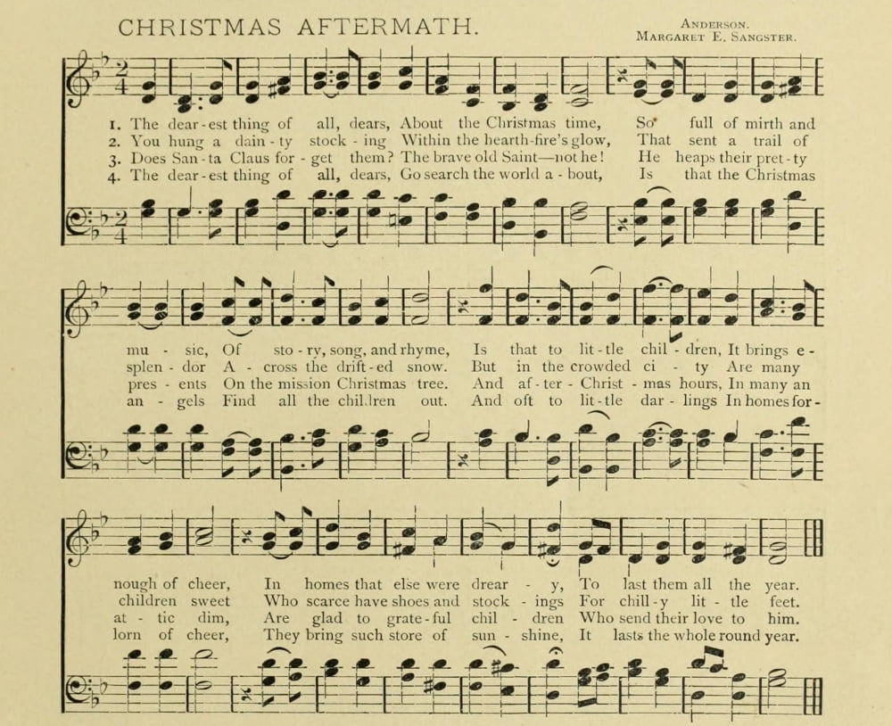 Christmas Aftermath Christmas in Song & Story 1891 Canvas Art - (24 x 36)