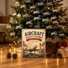 Christmas Aircraft Advent Calendar,24 Pcs Mini Plane Model Blind Box,24 Days Countdown Collectible Toy,Holiday Gift,Decoration
