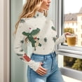 thumbnail image 1 of Christmas Alligators Gifts Women's Bodysuit Jumpsuit Mock Turtle Neck Long Sleeve TopsOne Piece Leotards Shirt Yoga Outfits, 1 of 8