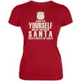 thumbnail image 1 of Christmas Always Be Yourself Santa Juniors Soft T Shirt, 1 of 1