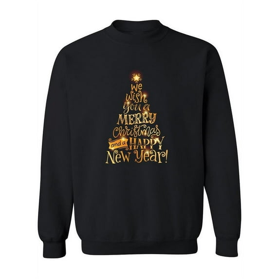 Christmas And New Year. Sweatshirt Women -Image by Shutterstock, Female Small