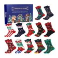 thumbnail image 1 of Christmas And Winter Socks Countdown Calendar Box New Christmas Socks Gift, 1 of 6