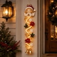 thumbnail image 1 of Christmas Angel Glowing Christmas Door Hanger, Warm Lighted Vertical Holiday Hanging Decor with Festive Accents for Front Door Side, Entryway and Wall, 1Pc, 1 of 1