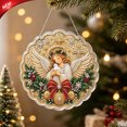 thumbnail image 1 of Christmas Angel Pearl Diamond Art Suncatcher Kit for Adults, Nativity Scene 8 Inch Acrylic Window Hanging Ornament, DIY Xmas Holiday Craft Kit for Home Wall Door Festive Party Decor, 1 of 8