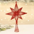 thumbnail image 1 of Christmas Angel Tree Topper Christmas Doll Tree Top Star Gold Red Winged Fabric Dress Christmas Decoration Xmas Tree Ornaments Decoration, 1 of 6