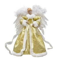 Christmas Angel with LED Light Angel Christmas Figurine Seasons of Holiday DéCor Top Decoration