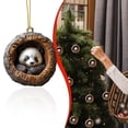 thumbnail image 1 of Christmas Animal Hanging Ornament,3.14" Small Xmas Tree Hanging Decoration,Animal Pendant for Animal Lover Gift Home Festival Cozy Theme Party Winter Indoor Outside,1Pc, 1 of 2
