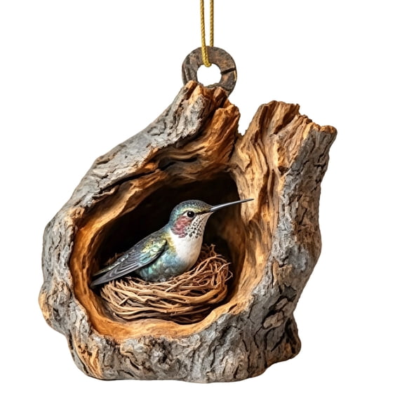 Christmas Animal‑Themed Hanging Ornaments, Hollow‑Design 3D Tree Pendants with Diverse Outer Frames, for Xmas Tree, Farmhouse Winter Holiday Home Party Decor Gift
