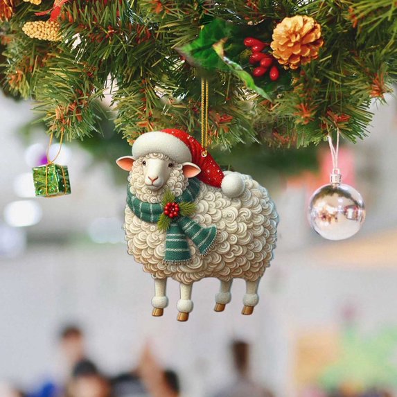 Christmas Animal Tree Hanging Ornament Festive Home Decoration Pendant
