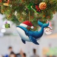 thumbnail image 1 of Christmas Animal Tree Ornament Hanging Home Decoration Festive 2D Pendant for Holiday, 1 of 7