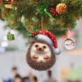 thumbnail image 1 of Christmas Animal Tree Ornament Hanging Home Decoration Festive 2D Pendant for Holiday, 1 of 7