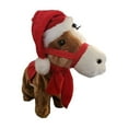 thumbnail image 1 of Christmas Animated Plush Pony - 12.6Inch Interactive Horse with Motion & Sound, Festive Holiday Decor & Collectible, 1 of 3