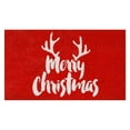 thumbnail image 1 of Momentum Mats Christmas Antlers Doormat, 1 of 6