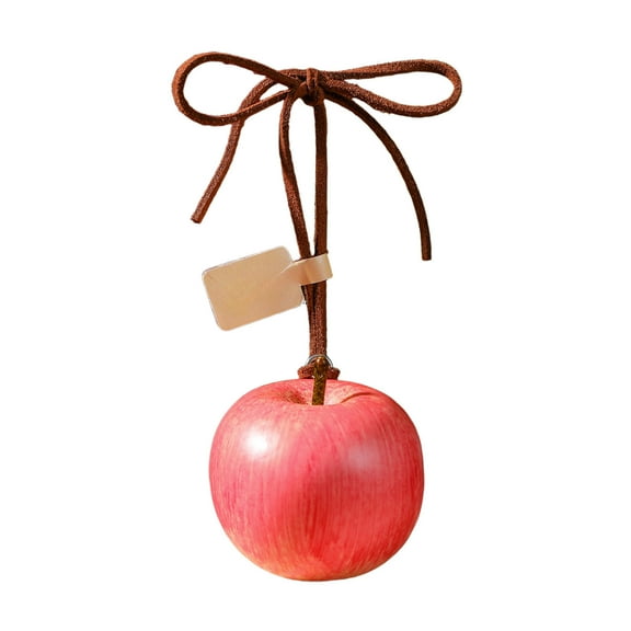 Christmas Apple Pendant Hanging Ornament Plastic Apple Pendant for Christmas Tree Home Decor Hanging Pendant for Christmas Tree Xmas Tree Decorations Holiday Decor 2 Inch