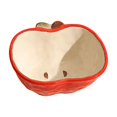 thumbnail image 1 of Christmas Apple‑Shaped Pet Bowls,Cute Ceramics Dog Bowls for Small Dogs,Home Pet Food & Water Feeding Accessory,4.3x4.9x2.1 inch, 1 of 6