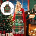 thumbnail image 1 of Christmas Apron, Festive Holiday Kitchen Apron, Xmas Cooking Apron with Fun Decorations, Christmas Party and Cooking Gift for Adults, Family, and Home Use, 1 of 5