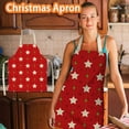 thumbnail image 1 of Christmas Aprons for Women Men Red Holiday Kitchen Cooking Apron Adults Buffalo Plaid Apron for Grilling Baking Gardening, 1 of 3