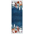 thumbnail image 1 of Christmas Area Rug Red Rug Xmas Snowflake Kitchen Rug for Living Room Bedroom Dining Room Kitchen Laundry Low Pile Washable Non-slip Rug, 1 of 7