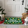 thumbnail image 1 of Christmas Area Rugs, Santa Claus Fireplace and Christmas Tree Area Rug, Christmas Door Mat Indoor Non-Slip Washable, Christmas Rugs for Living Room Bathroom Kitchen Floor, Xmas Decor 16x24in, 1 of 6