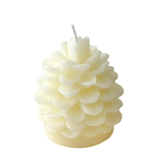 Christmas Aromatherapy Candle, Soy Wax Candle, Christmas Pinecone Shape Scented Candle for Holiday Decoration, Long Lasting Burn Time, Natural Clean Burning, Cozy Festive Ambiance, Handmade Design