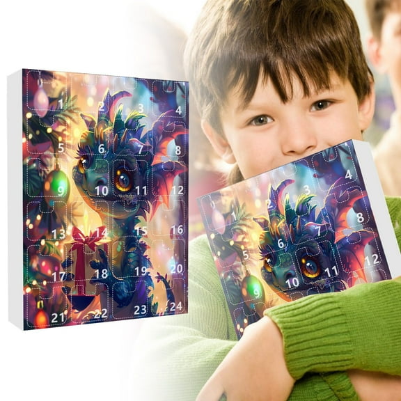 Christmas Arrival Calendar Acrylic Flat Pendant 24 Day Festive Holiday Countdown Set 2024 Merry Xmas Advent