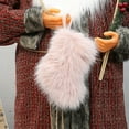 thumbnail image 1 of Christmas Arrival Solid Color Long Plush Christmas Stockings, Soft Festive Gift Bags Candy Bags, Cute Christmas Tree Pendants that Add Warmth to Holiday Decor and Gift-Giving Traditions, A, 1pc, 1 of 6
