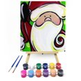 thumbnail image 1 of Vertall Christmas Santa Claus Art & Craft Paint Kit with Canvas, Brushes, and Acrylic Colors, 1 of 4