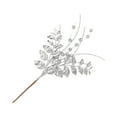 thumbnail image 1 of Christmas Artificial Berries Branches, Simulation Berry Tender Leaf Branches, for Vase Craft Floral Arrangement Party Xmas Accessories, Silver, 1 of 6