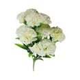 thumbnail image 1 of Christmas Artificial Flowers 11 Head Artificial Silk Fowers Carnation Bunch Wedding Home Outdoor Size 30cm Avilable In 9 Colours Arrangements Wedding Table Decor, 1 of 6