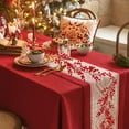thumbnail image 1 of Christmas Artificial Garlands, Lightweight Beautiful Artificial Garland for Wall Table Decorations Holiday Supplies 70.87Inch Red, 1 of 6