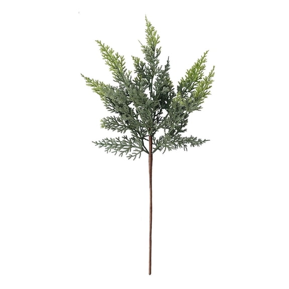Christmas Artificial Pine Branch Unlit Green Realistic Tree Pick Decor
