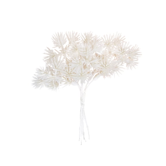 Christmas Artificial Pine Needles Branches Garland Artificial Colorfull Pine Needles Branches, Fake Craft Greenery Pine Picks for DIY Wreath Christmas Embellishing and Home Garden Decoration