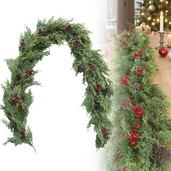 Christmas Artificial Pine Needles, Cypress Leaves, And Vines - 1.8 Meters