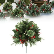 Christmas Artificial Plants Indoor 2025 New Holiday Planter Filler For Holiday Planter Decorations Holiday Planter Christmas Holiday Planter Holiday Planter Greenery For Christmas Gifts Decor