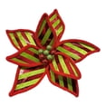 thumbnail image 1 of Christmas Artificial Poinsettia Flowers for Xmas Tree Decorations,9 Inches Jumbo Poinsettia Decor for Tree,Christmas Tree Garland Wreath Filler Ornaments for Home Party Xmas Decor, 1 of 7