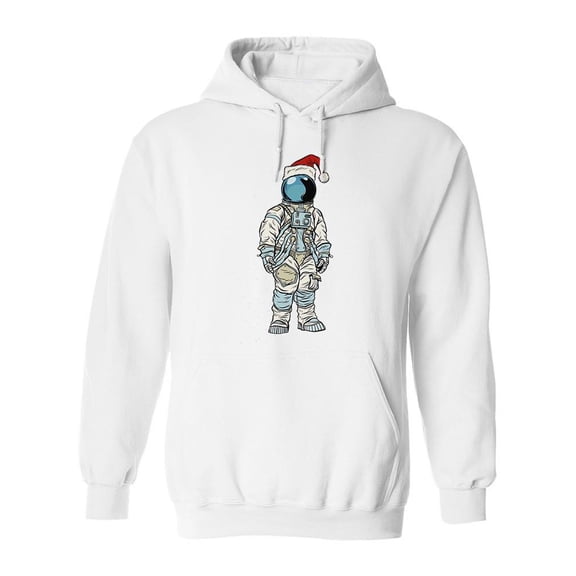Christmas Astronaut Hoodie Men -Image by Shutterstock, Male 3X-Large