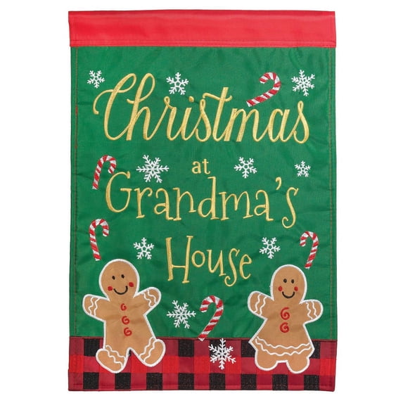 Christmas At Grandma's Burlap