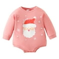 Christmas Baby Boy Girl Clothes Christmas Print Casual Crew Neck Long