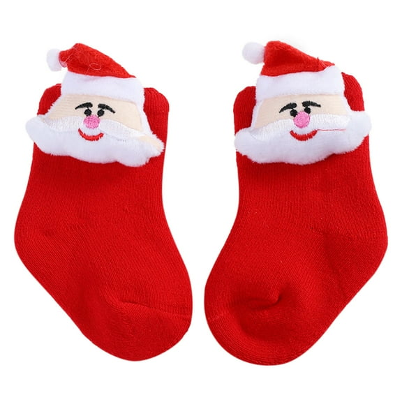 Christmas Baby Socks Toddlers Boys Girls Children Kids Socks Soft Bottom Toddler Shoes Socks Princess Socks Floor Socks