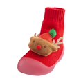 thumbnail image 1 of Christmas Baby Toddler Boys Girls Cartoon Ears Floor Socks Non Slip Baby Step Shoes Socks, 1 of 4