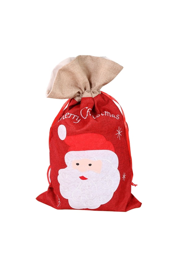 Christmas Bag Christmas Drawstring Pouches Christmas Drawstring Backpacks Christmas Treat Drawstring Bags Cotton Tote Bags Christmas Linen Bags Burlap Fabric Travel