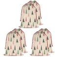 thumbnail image 1 of Christmas Bags Drawstring,Beige Christmas Tree Pattern Large Xmas Christmas Gift Bags,Reusable for Xmas and New Year Party Favors and Supplies,27.6" X 19.7", 1 of 5