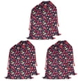 thumbnail image 1 of Christmas Bags Drawstring,Dark Blue Christmas Pattern Large Xmas Christmas Gift Bags,Reusable for Xmas and New Year Party Favors and Supplies,27.6" X 19.7", 1 of 5