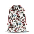 thumbnail image 1 of Christmas Bags Drawstring,Multicolor Christmas Snowman Pattern Large Xmas Christmas Gift Bags,Reusable for Xmas and New Year Party Favors and Supplies,27.6" X 19.7", 1 of 6