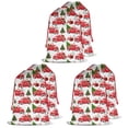 thumbnail image 1 of Christmas Bags Drawstring,Red Christmas Car Pattern Large Xmas Christmas Gift Bags,Reusable for Xmas and New Year Party Favors and Supplies,27.6" X 19.7", 1 of 5