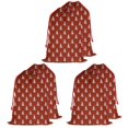thumbnail image 1 of Christmas Gift Bags Drawstring Red Christmas Tree Pattern Large Reusable 27.6 X 19.7, 1 of 5
