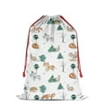 thumbnail image 1 of Christmas Bags Drawstring,White Christmas Forest Animal Pattern Large Xmas Christmas Gift Bags,Reusable for Xmas and New Year Party Favors and Supplies,27.6" X 19.7", 1 of 6