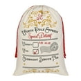 thumbnail image 1 of Christmas Bags For Gifts, Canvas Christmas Gift Bag, Christmas Bags Santa Sacks Canvas Bags For Gifts 27.6"x20", 1 of 6