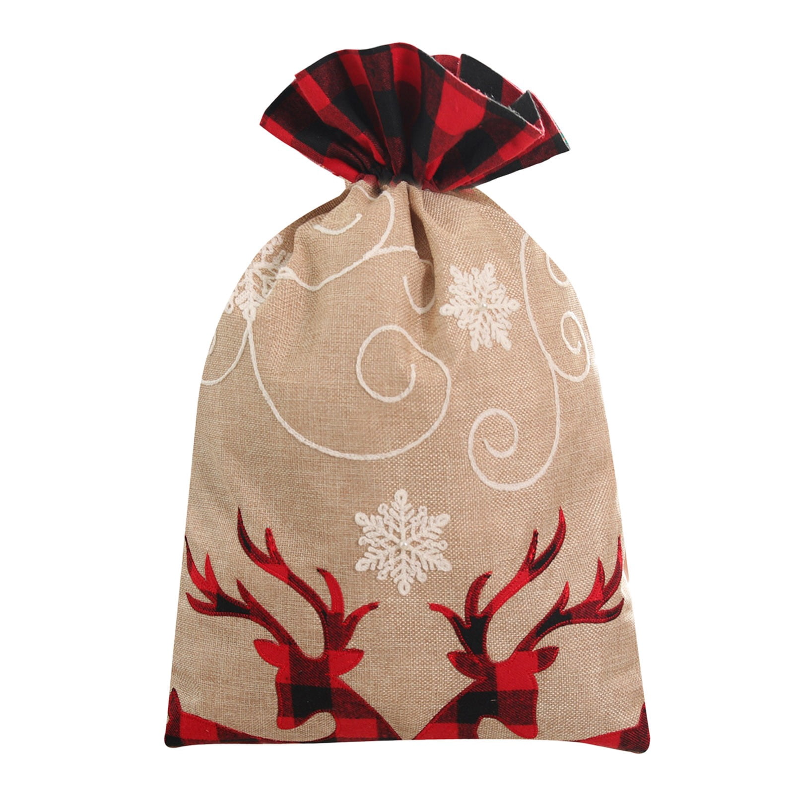 Christmas Bags with Drawstring Bottoms Christmas Bags for Wrapping Bulk